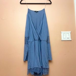 Midi blue dress